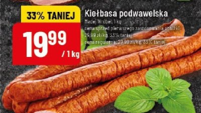 Kiełbasa podwawelska promocja w POLOmarket