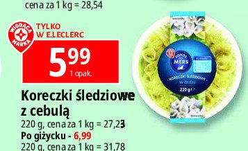 Koreczki śledziowe w oleju Wiodąca marka ronde des mers promocja