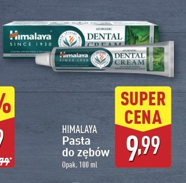 Pasta do zębów Himalaya promocja w Aldi