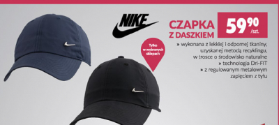Czapka z daszkiem Nike promocja