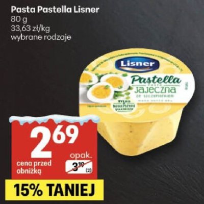 Pasta Pastella Lisner wybrane rodzaje promocja w Delikatesy Centrum