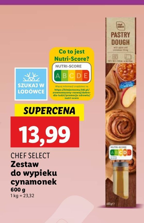 Zestaw na cynamonki Chef select promocja w Lidl