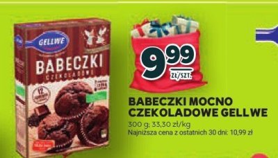 Babeczki mocno czekoladowe Gellwe promocja w Stokrotka