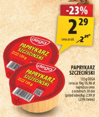 Paprykarz szczeciński DEGA promocja w Arhelan