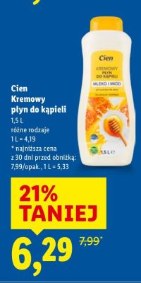 Kremowy płyn do kąpieli promocja w Lidl