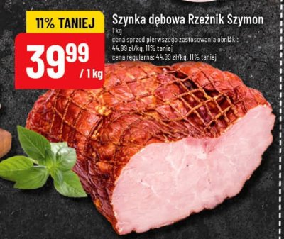 Szynka dębowa Rzeźnik Szymon promocja w POLOmarket
