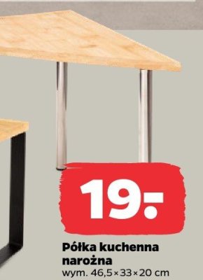 Półka kuchenna narożna promocja w Netto