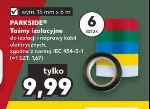 Taśmy izolacyjne Parkside promocja