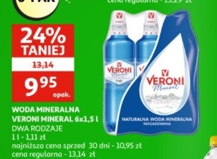 Woda pure Veroni promocja
