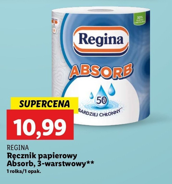 Recznik papierowy Regina absorb promocja w Lidl