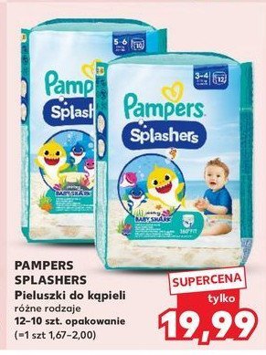 Pieluchy do p艂ywania 3-4 Pampers splashers promocja