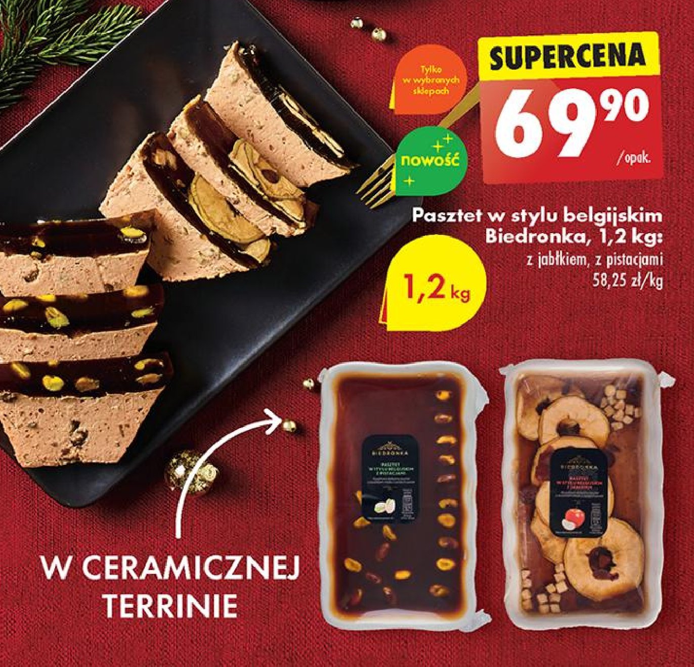 Pasztet z pistacjami Biedronka promocja w Biedronka