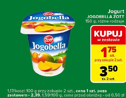 Jogurt mango Jogobella promocja