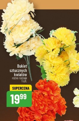 Bukiet sztucznych kwiatów  promocja w POLOmarket