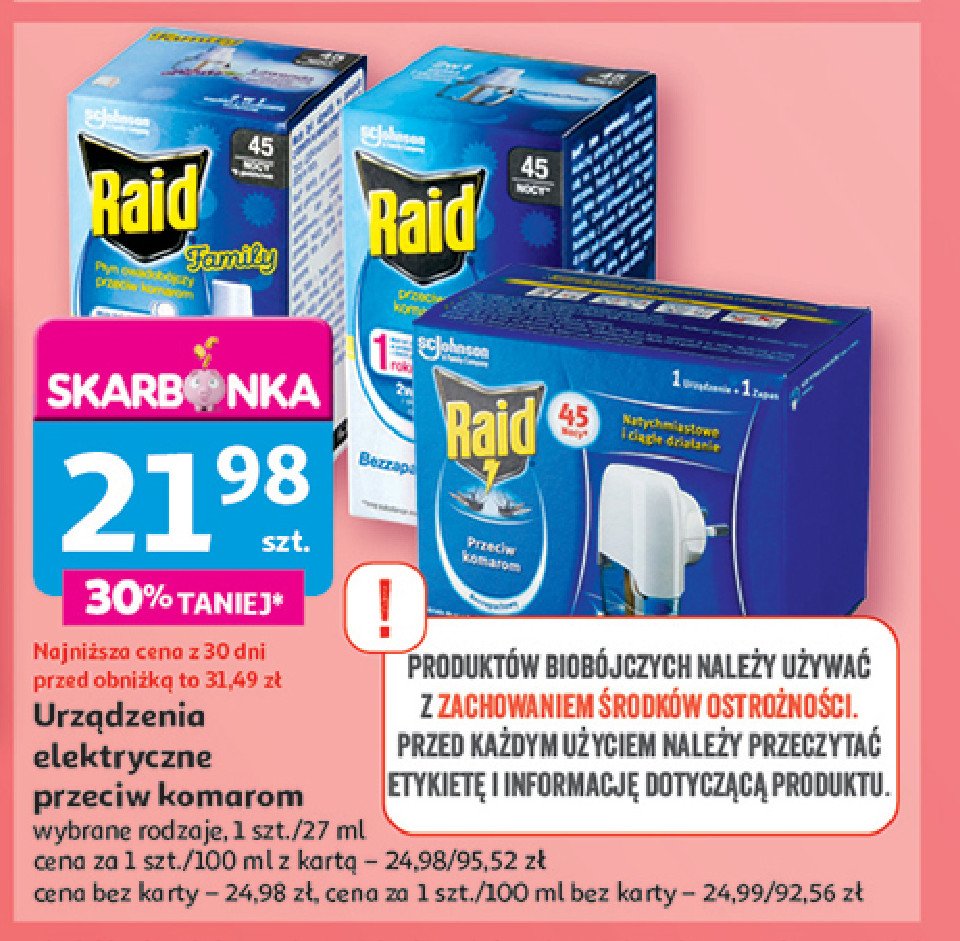 Wkład 45 nocy Raid night & day promocja w Auchan