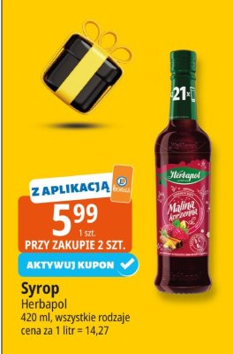 Syrop Herbapol promocja w Leclerc