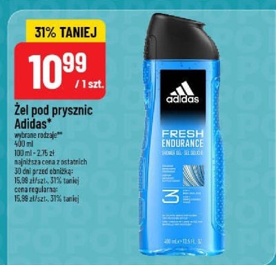 Żel pod prysznic Adidas promocja w POLOmarket