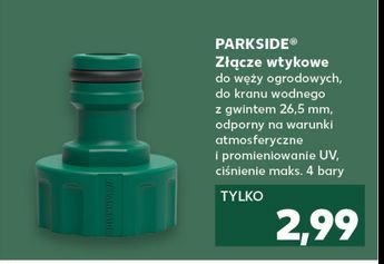 Złączka do węża Parkside promocja w Kaufland