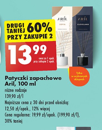 Pachnące patyczki cleveland Aril exclusive promocja