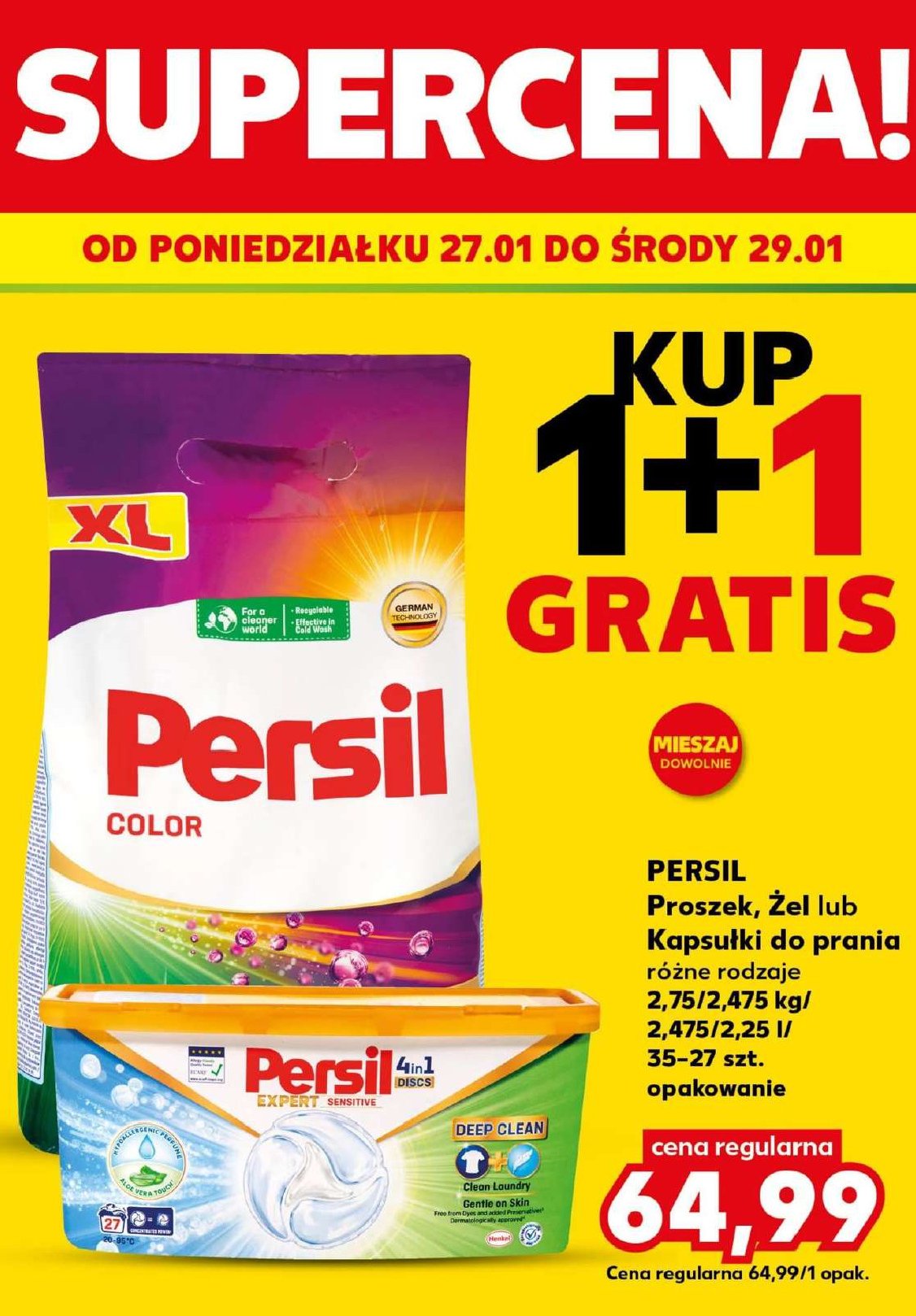 Kapsułki do prania duo-caps white Persil expert promocja