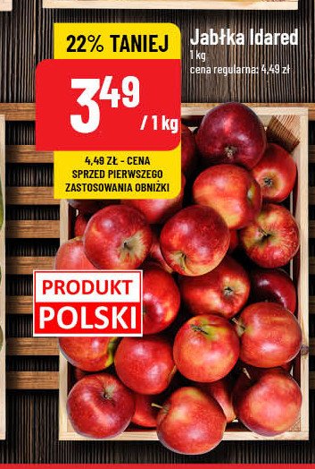 Jabłka idared polska promocja