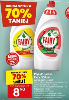 Płyn do naczyń Fairy, 900 ml promocja w Twój Market