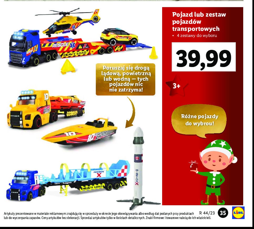 Zestaw pojazd贸w transportowych Dickie toys promocja