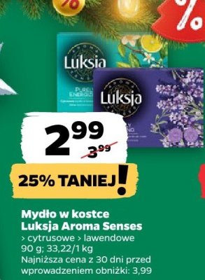 Mydło w kostce Luksja Aroma Senses cytrusowe promocja w Netto