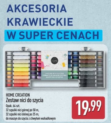 Zestaw nici do szycia  promocja w Aldi