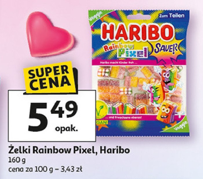 Żelki kwaśne Haribo rainbow promocja