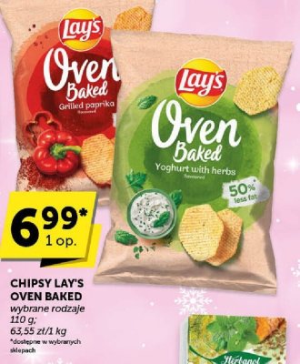 Chipsy Lay's Oven Baked Grilled paprika promocja w Euro Sklep