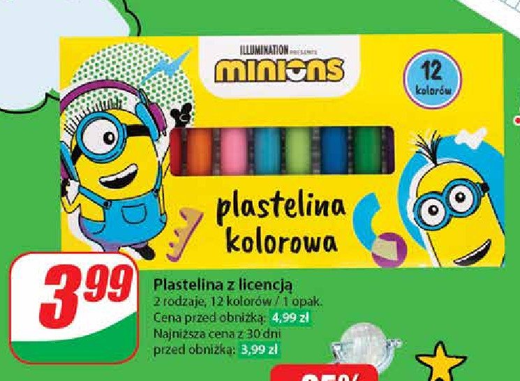 Plastelina minionki promocja