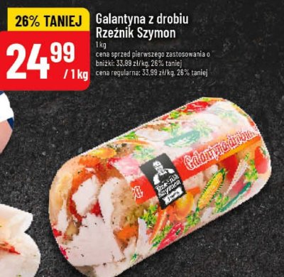 Galantyna z drobiu Rzeźnik Szymon promocja w POLOmarket