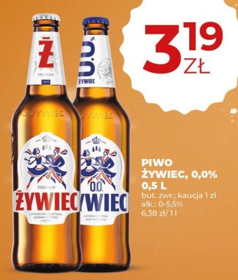 Piwo Żywiec 0,0% 0,5 L promocja w Duży Ben