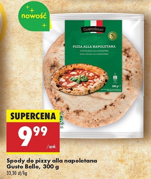 Spód do pizzy alla napoletana Gustobello promocja