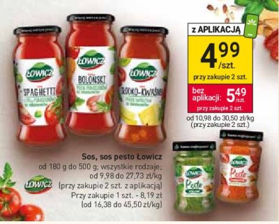 Pesto czerwone Łowicz promocja