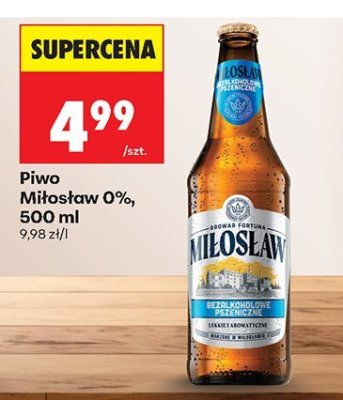 Piwo 0% 500 ml promocja w Biedronka