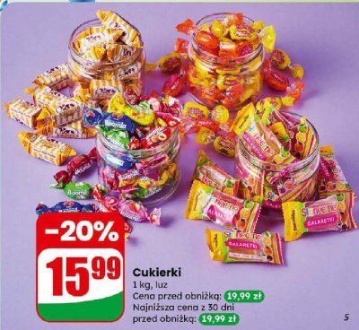 Cukierki promocja w Dino