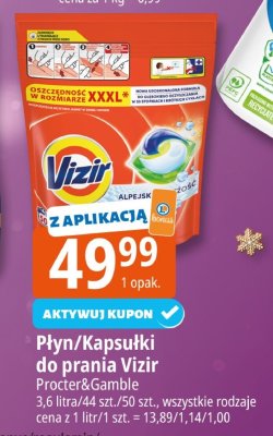 Płyn/Kapsułki do prania Vizir Procter&Gamble promocja w Leclerc