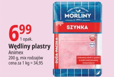 Szynka wieprzowa plastry Morliny promocja