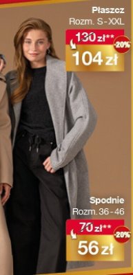 Spodnie damskie ze 艣ci膮gaczami Auchan inextenso promocja w Woolworth