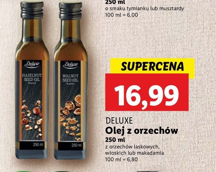 Olej z orzechów makadamia Deluxe promocja