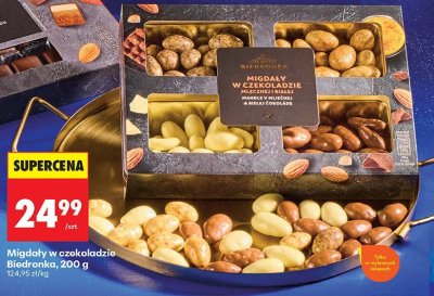 Migdały w czekoladzie  promocja w Biedronka