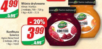 Konfitura brzoskwiniowa Łowicz promocja