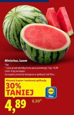 Miniarbuz, luzem promocja w Lidl