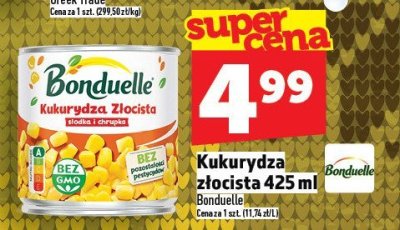 Kukurydza Złocista Bonduelle 425 ml promocja w TOPAZ