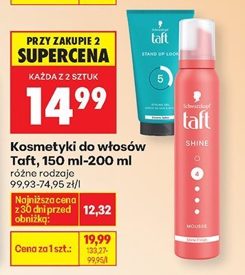 Kosmetyki do włosów Taft, 150 ml-200 ml promocja w Biedronka