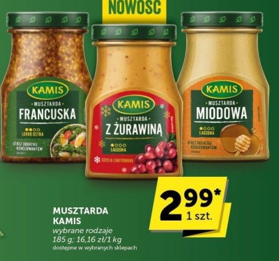 Musztarda francuska Kamis promocja w Euro Sklep