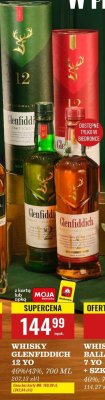 Whisky 12 YO 40%/43%, 700 ml promocja w Biedronka