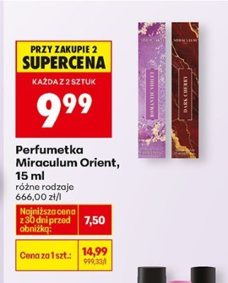 Perfumetka Miraculum Orient, 15 ml różne rodzaje promocja w Biedronka